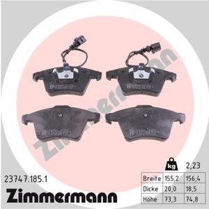 Set placute frana ZIMMERMANN 23747.185.1 – VW | AutoRival