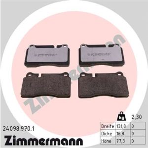 Set placute frana ZIMMERMANN 24098.970.1 – VW | AutoRival