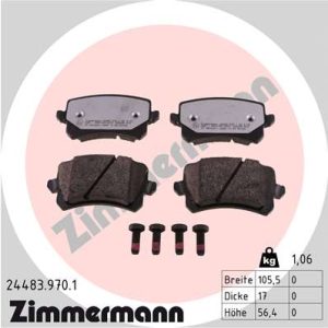 Set placute frana ZIMMERMANN 24483.970.1 – VW | AutoRival