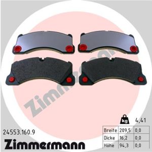 Set placute frana ZIMMERMANN 24553.160.9 – VW | AutoRival
