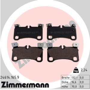 Set placute frana ZIMMERMANN 24614.165.9 – VW | AutoRival