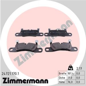 Set placute frana ZIMMERMANN 24721.170.1 – VW | AutoRival