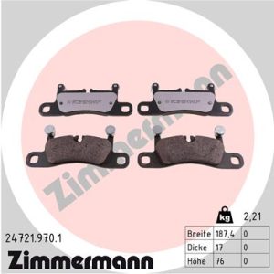 Set placute frana ZIMMERMANN 24721.970.1 – VW | AutoRival