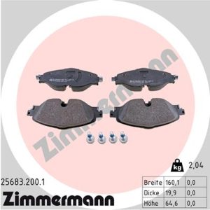 Set placute frana ZIMMERMANN 25683.200.1 – VW | AutoRival