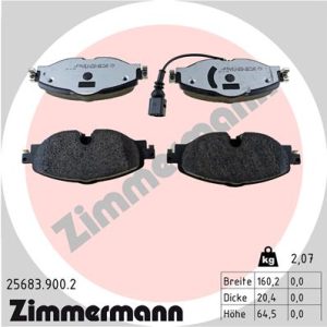 Set placute frana ZIMMERMANN 25683.900.2 – VW | AutoRival