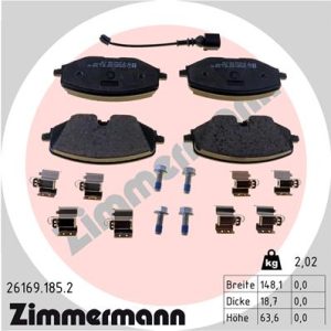 Set placute frana ZIMMERMANN 26169.185.2 – VW | AutoRival