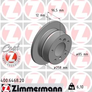 Disc frana ZIMMERMANN 400.6468.20 – VW | AutoRival