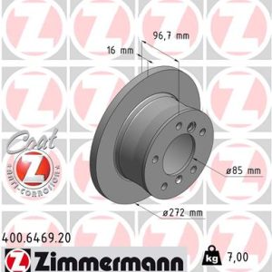 Disc frana ZIMMERMANN 400.6469.20 – VW | AutoRival