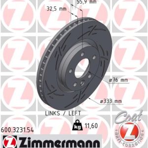 Disc frana ZIMMERMANN 600.3231.54 – VW | AutoRival