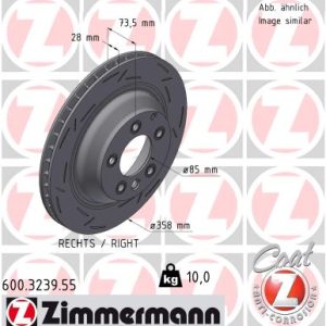 Disc frana ZIMMERMANN 600.3239.55 – VW | AutoRival