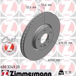 Disc frana ZIMMERMANN 600.3249.20 – VW | AutoRival