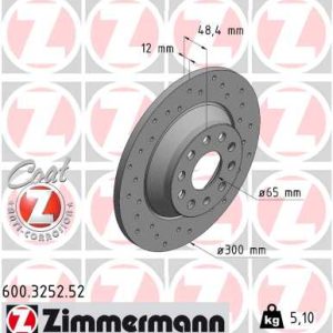 Disc frana ZIMMERMANN 600.3252.52 – VW | AutoRival