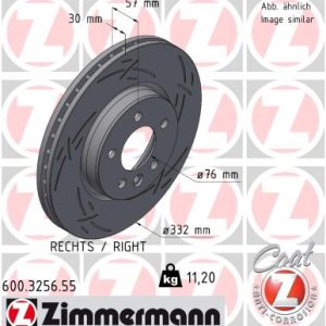 Disc frana ZIMMERMANN 600.3256.55 – VW | AutoRival
