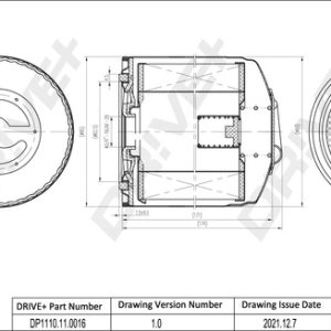 Filtru ulei DRIVE DP1110.11.0016 – VW | AutoRival