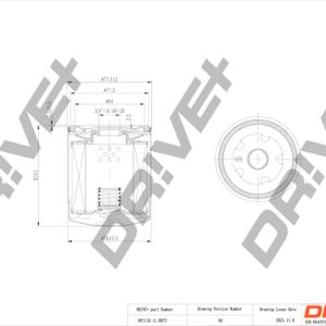 Filtru ulei DRIVE DP1110.11.0073 – VW | AutoRival