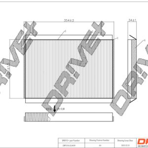 Filtru aer habitaclu DRIVE DP1110.12.0059 – VW | AutoRival