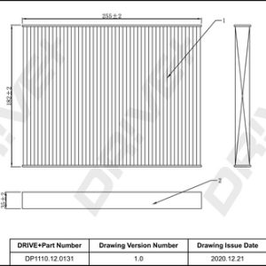 Filtru aer habitaclu DRIVE DP1110.12.0131 – VW | AutoRival