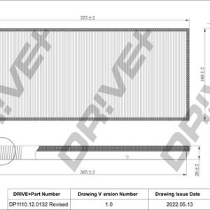 Filtru aer habitaclu DRIVE DP1110.12.0132 – VW | AutoRival