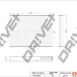 Filtru aer habitaclu DRIVE DP1110.12.0162 – VW | AutoRival
