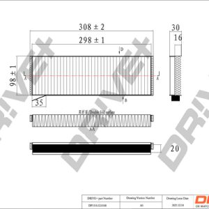 Filtru aer habitaclu DRIVE DP1110.12.0168 – VW | AutoRival