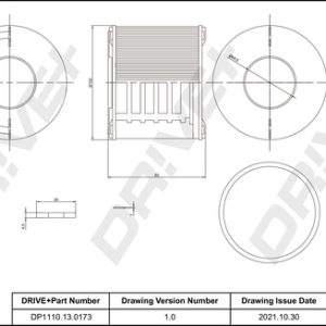 Filtru combustibil DRIVE DP1110.13.0173 – VW | AutoRival