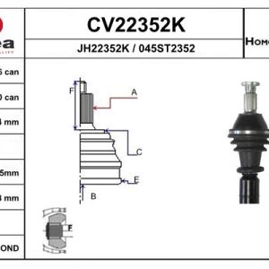 Cap planetara EAI CV22352K – VW | AutoRival