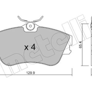 Set placute frana METELLI 22-0164-0 – VW | AutoRival