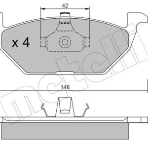 Set placute frana METELLI 22-0211-0 – VW | AutoRival