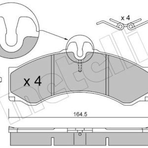 Set placute frana METELLI 22-0262-0 – VW | AutoRival