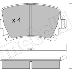 Set placute frana METELLI 22-0553-0 – VW | AutoRival