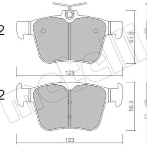Set placute frana METELLI 22-0981-0 – VW | AutoRival