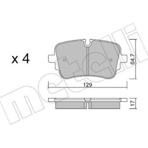 Set placute frana METELLI 22-1130-1 – VW | AutoRival