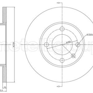 Disc frana METELLI 23-0053 – VW | AutoRival