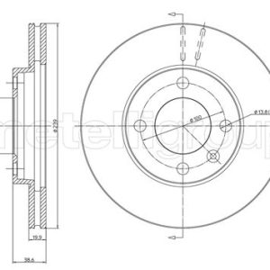 Disc frana METELLI 23-0170 – VW | AutoRival
