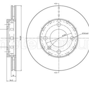 Disc frana METELLI 23-0372 – VW | AutoRival
