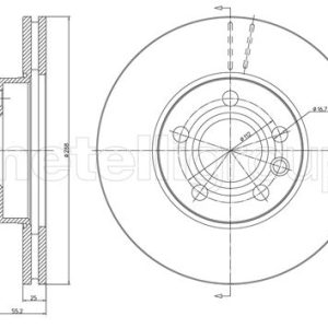 Disc frana METELLI 23-0403C – VW | AutoRival