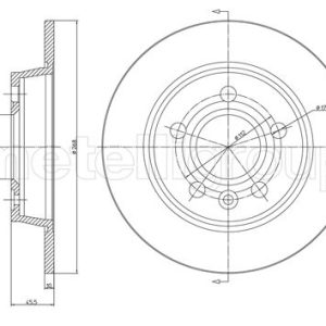 Disc frana METELLI 23-0404C – VW | AutoRival