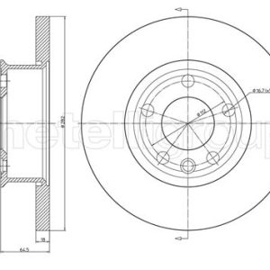 Disc frana METELLI 23-0427 – VW | AutoRival
