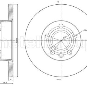 Disc frana METELLI 23-0484 – VW | AutoRival