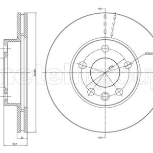 Disc frana METELLI 23-0507 – VW | AutoRival