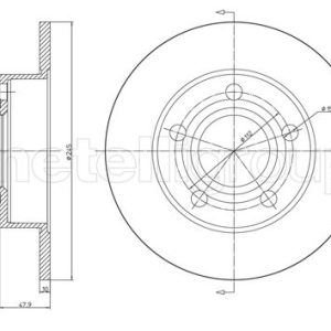 Disc frana METELLI 23-0531C – VW | AutoRival