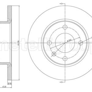 Disc frana METELLI 23-0551 – VW | AutoRival