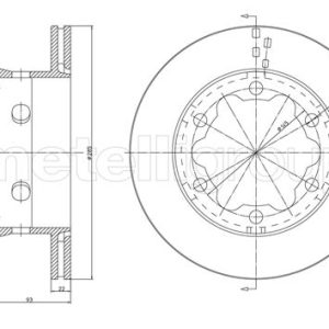 Disc frana METELLI 23-0645 – VW | AutoRival