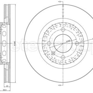 Disc frana METELLI 23-0656C – VW | AutoRival