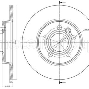 Disc frana METELLI 23-0657 – VW | AutoRival