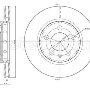Disc frana METELLI 23-0695C – VW | AutoRival