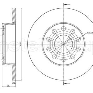 Disc frana METELLI 23-0725C – VW | AutoRival
