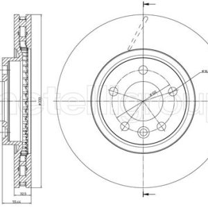 Disc frana METELLI 23-0727C – VW | AutoRival
