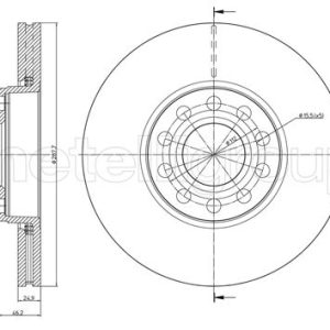Disc frana METELLI 23-0745C – VW | AutoRival