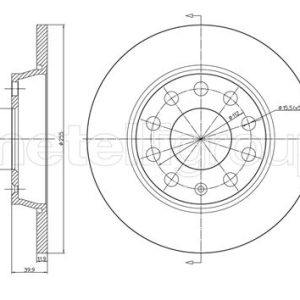 Disc frana METELLI 23-0749C – VW | AutoRival